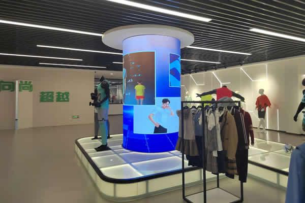 佛山市某品牌體驗(yàn)店 - 弧形、圓柱LED顯示屏